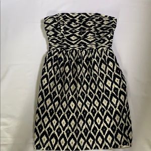 Shoshanna ikat strapless dress